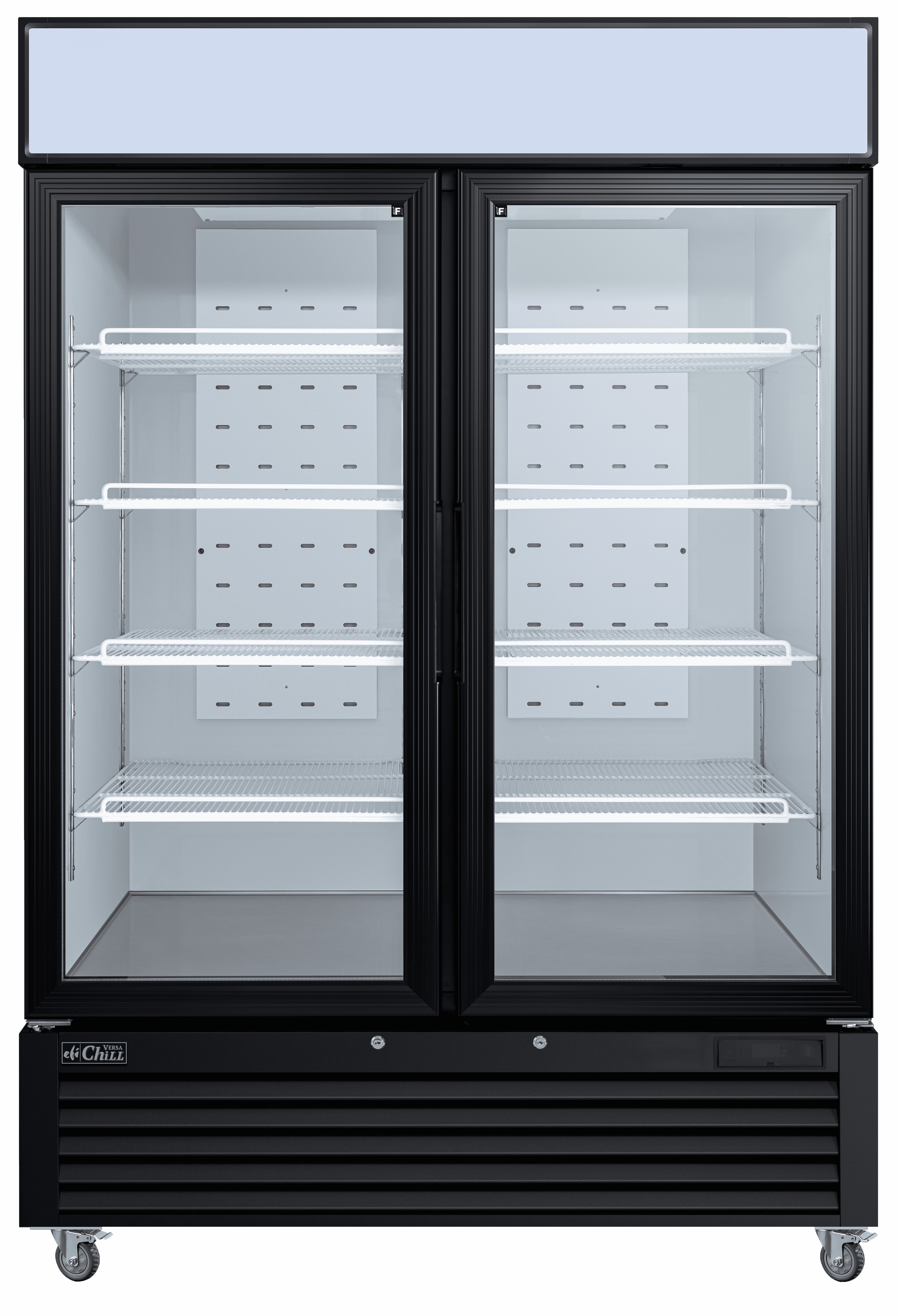 EFI F2-54GDVCe — Reach-In Freezer with 2 Glass Doors, 54.41"W x 31.5"D x 81.18"H, 43.8 cu ft