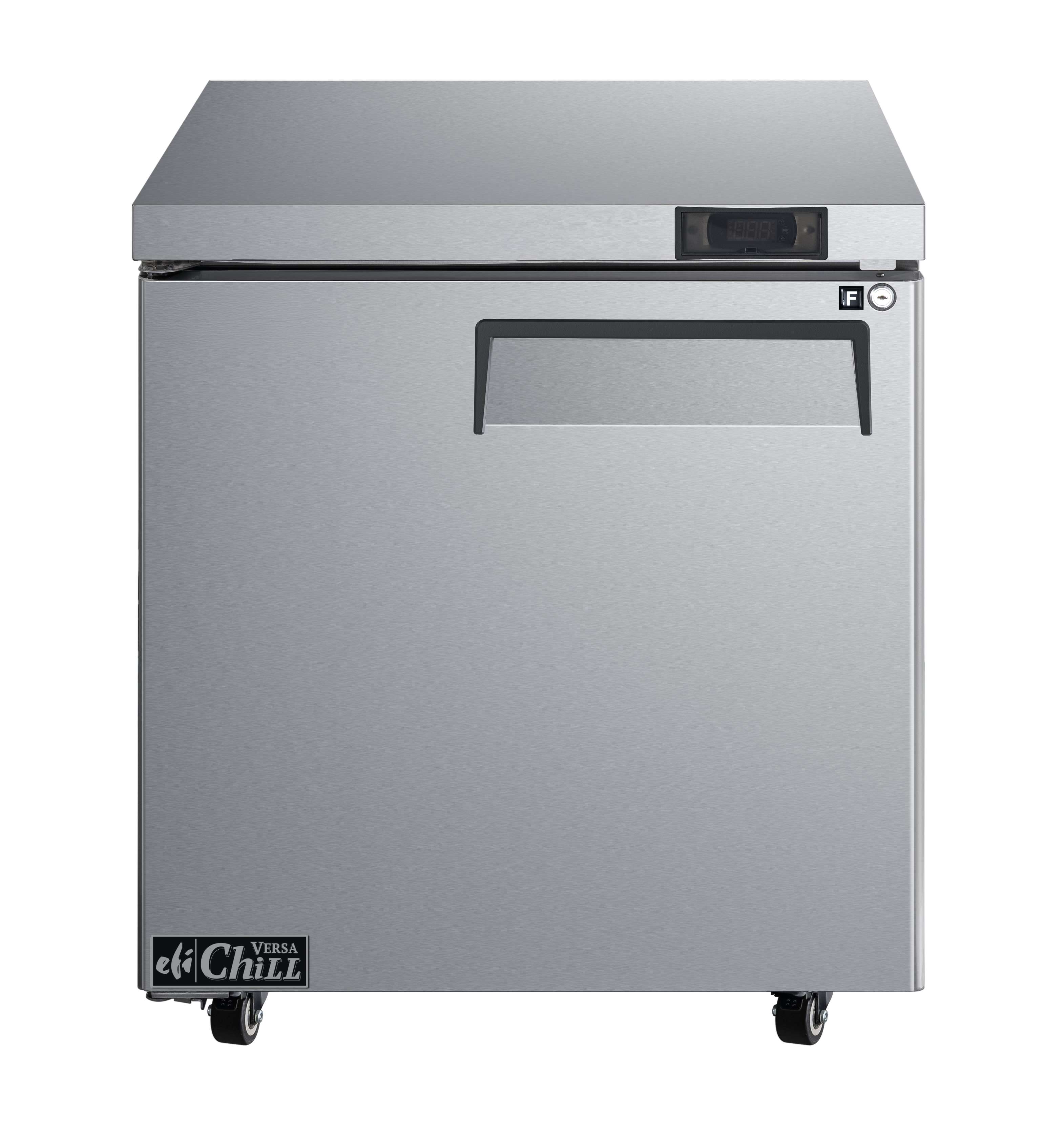 EFI FUDR1-27VC-L — Reach-In Freezer with 1 Solid Door, 27.48"W x 30"D x 37.4"H, 7.13 cu ft
